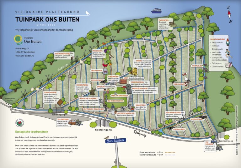 Het park Tuinpark Ons Buiten